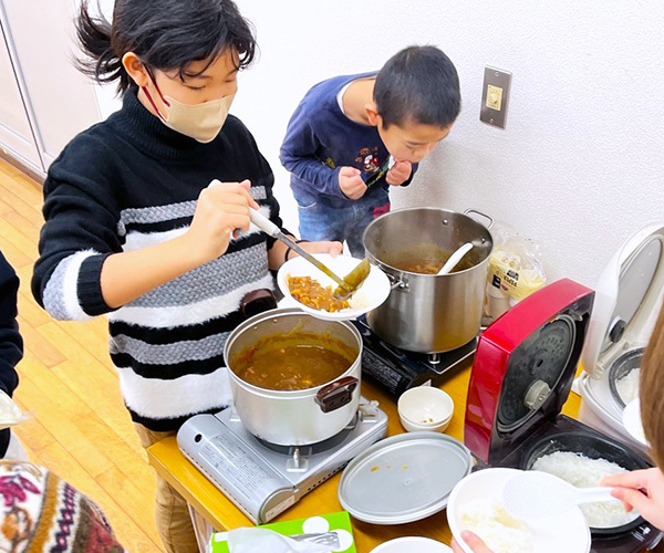 食事の様子