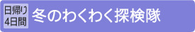 [日帰り4日間]冬のわくわく探検隊