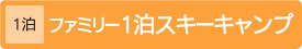 [1泊2日]ファミリー1泊スキーキャンプ