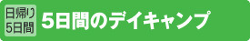 [日帰り5日間]5日間デイキャンプ