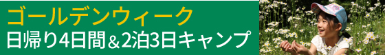 ゴールデンウィークキャンプ