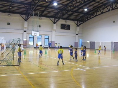 サッカー教室の様子