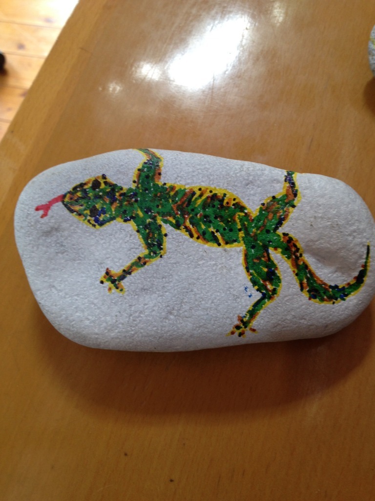 Stone painting by Herbert