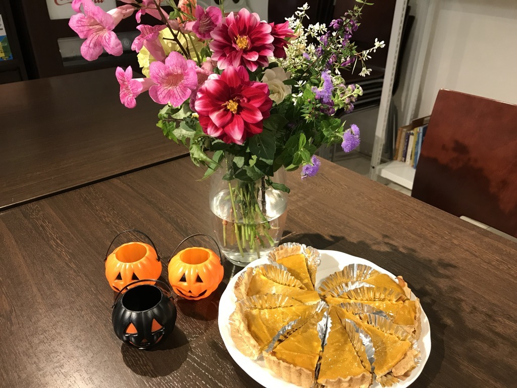 pumpkin tart by Tabata-san