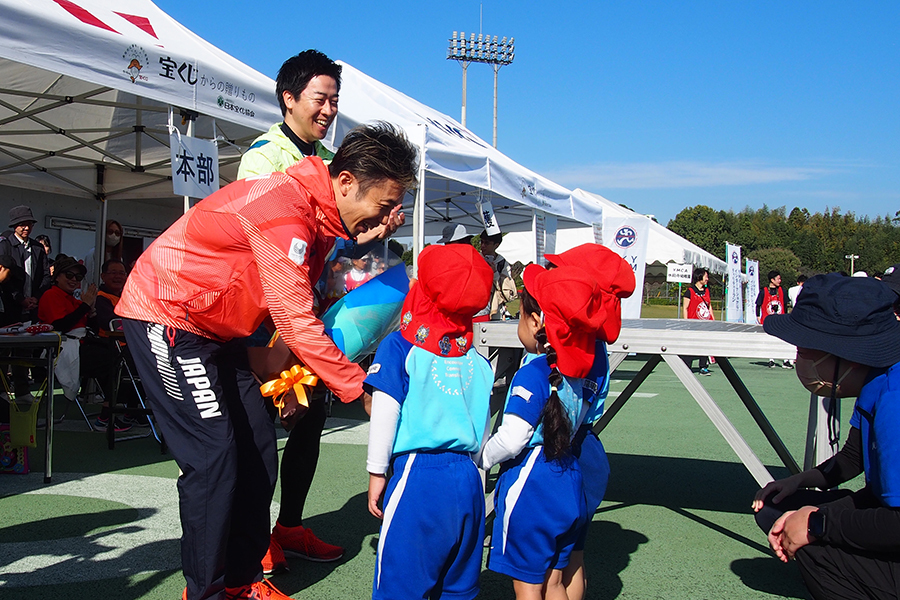 チャリティランの様子