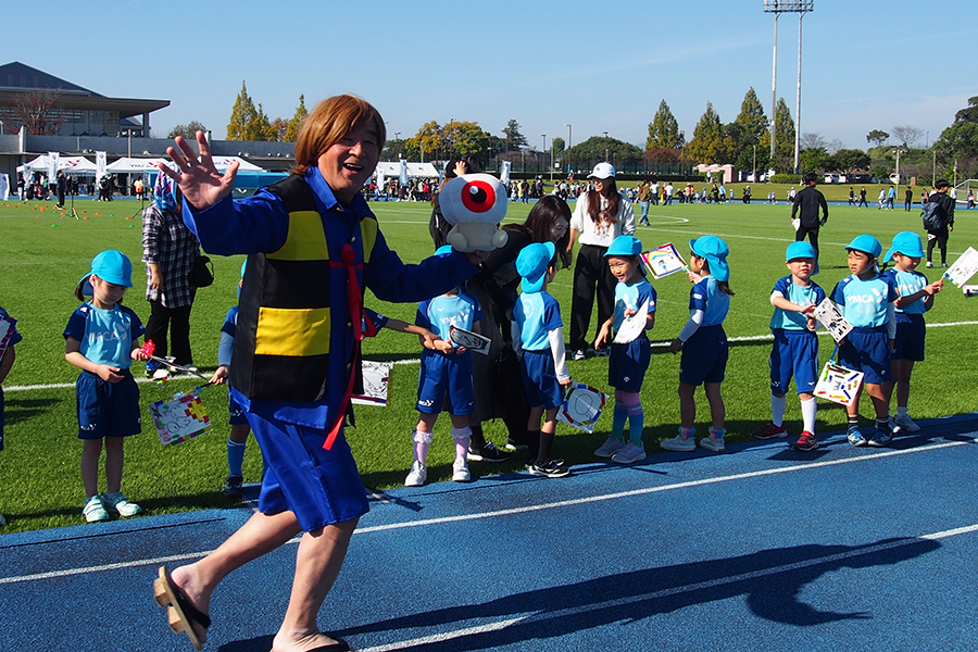 チャリティランの様子