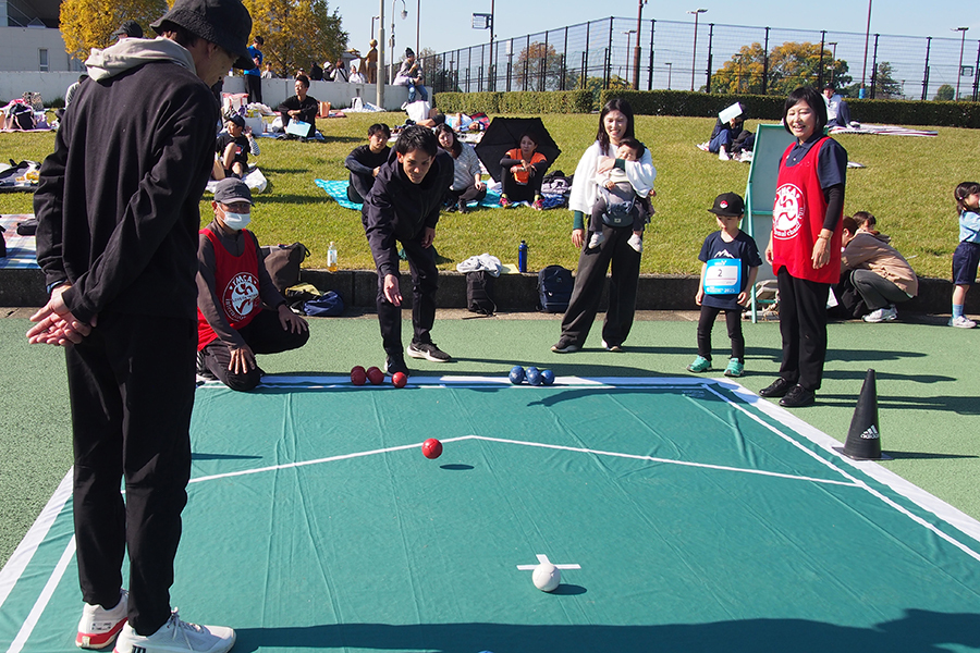 ボッチャ体験