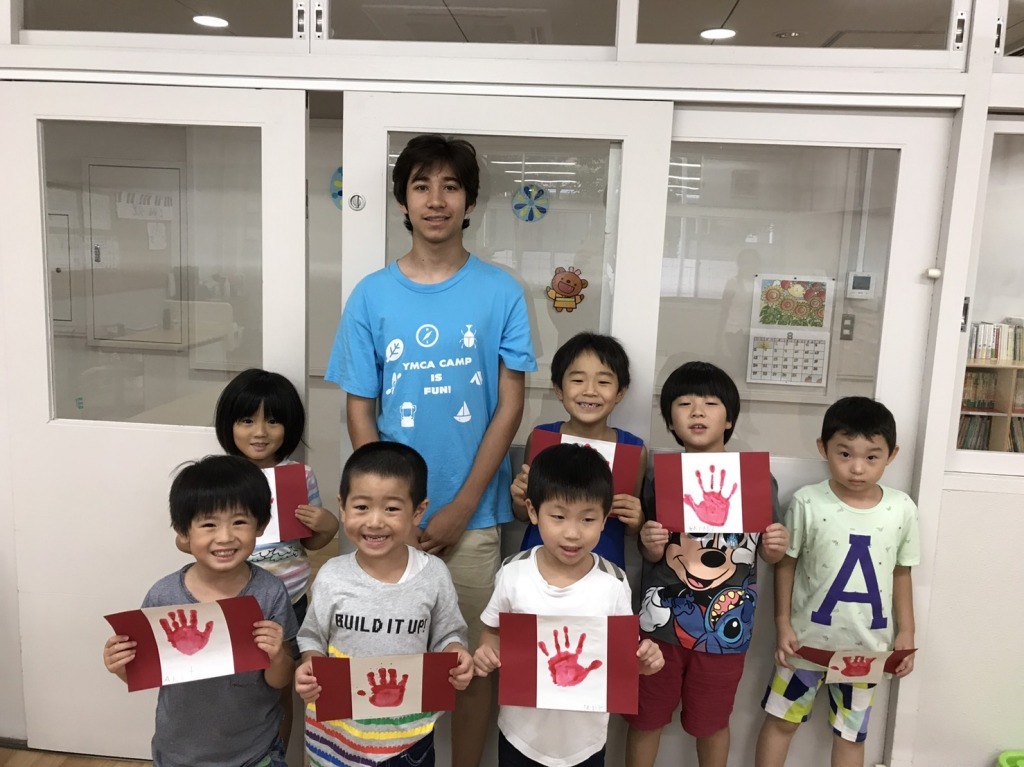 カナダの旗　完成