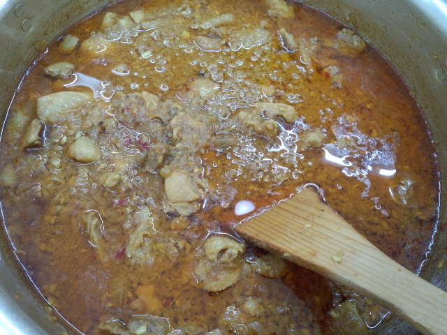 ミャンマーカレー完成