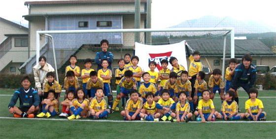 サッカーキャンプの様子