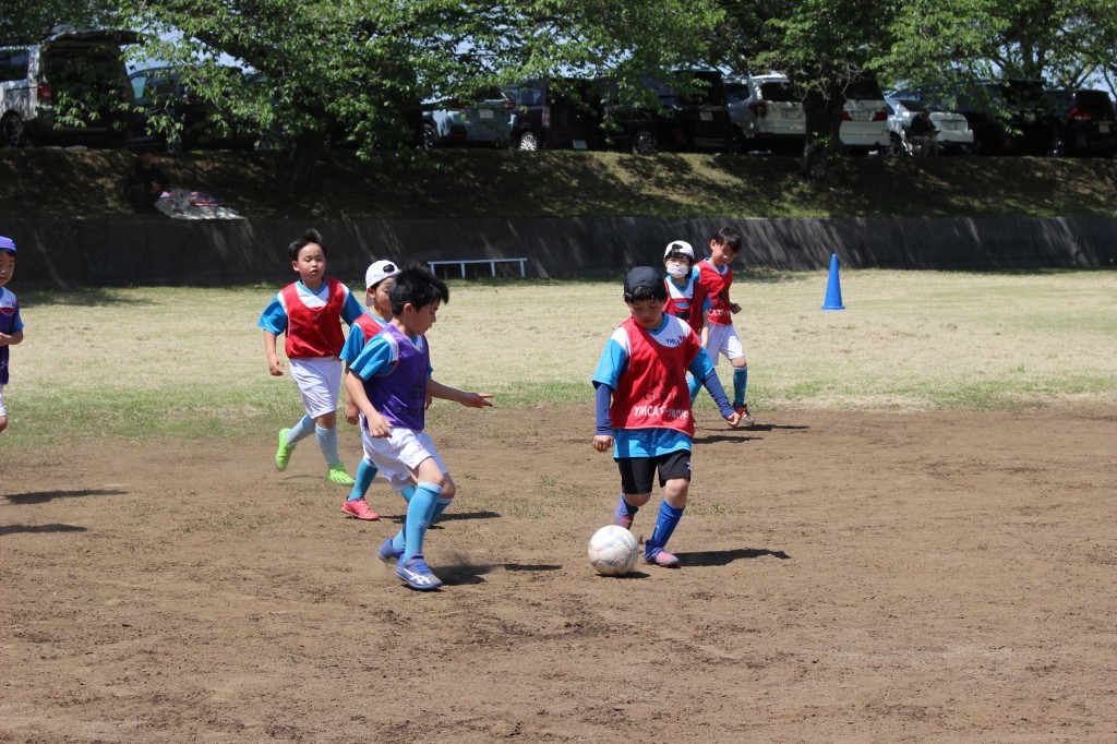 サッカーの様子