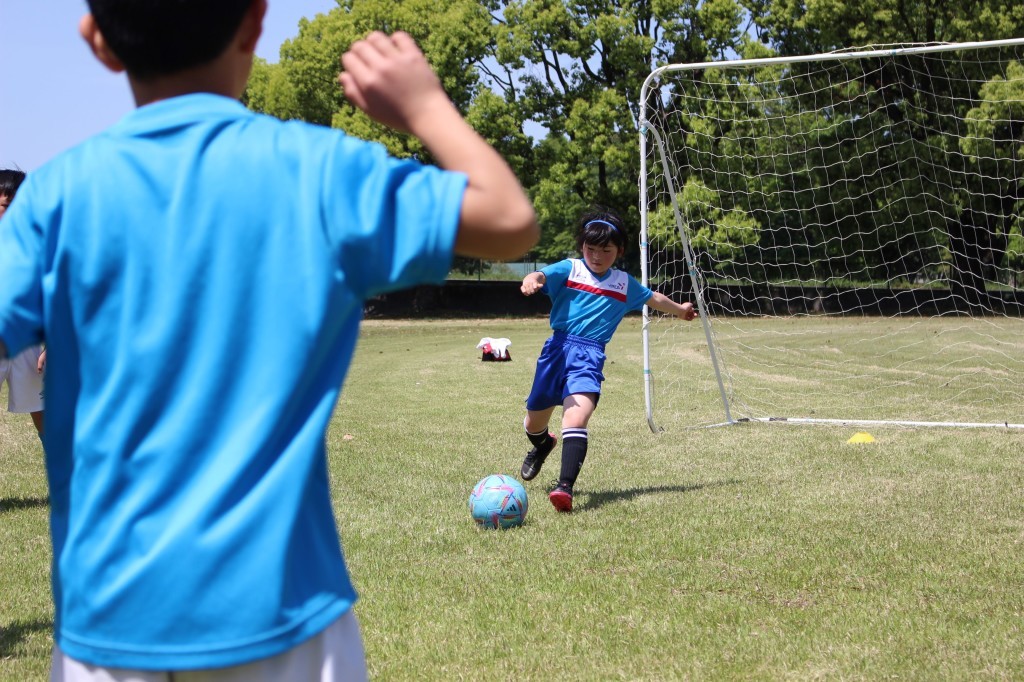 サッカーの様子