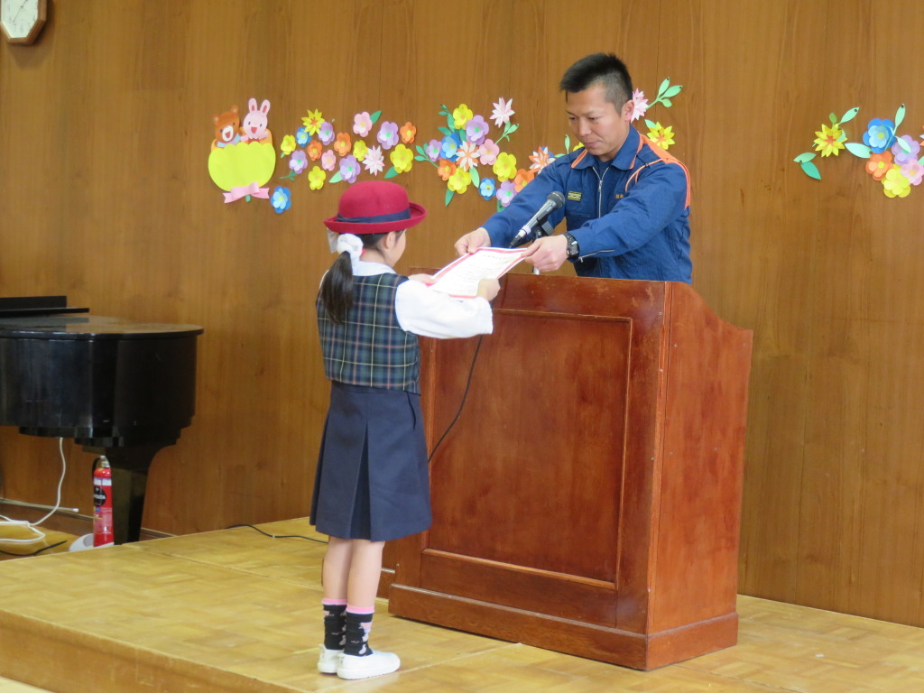 幼年消防隊解散式①