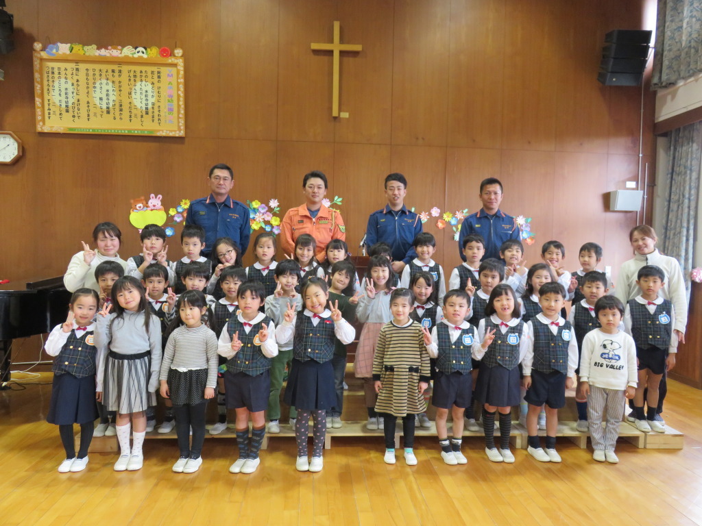 幼年消防隊解散式②
