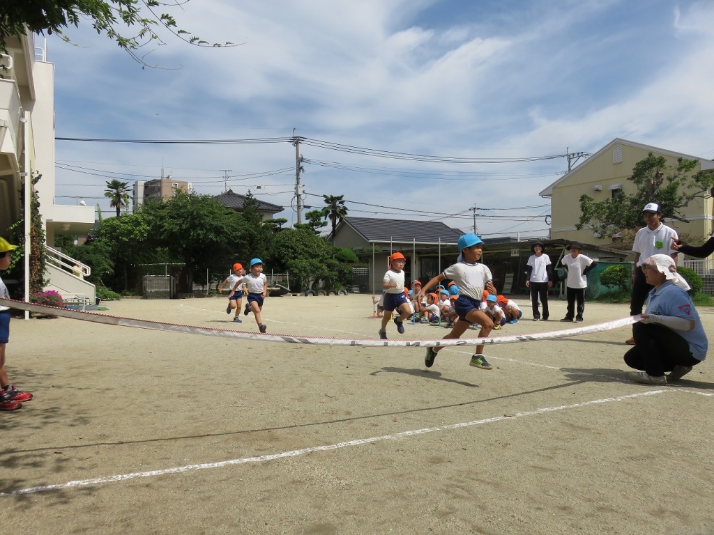 年長かけっこ