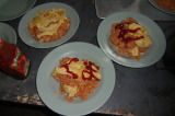 野外料理　オムライス
