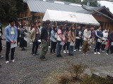 キャンプ場開所式